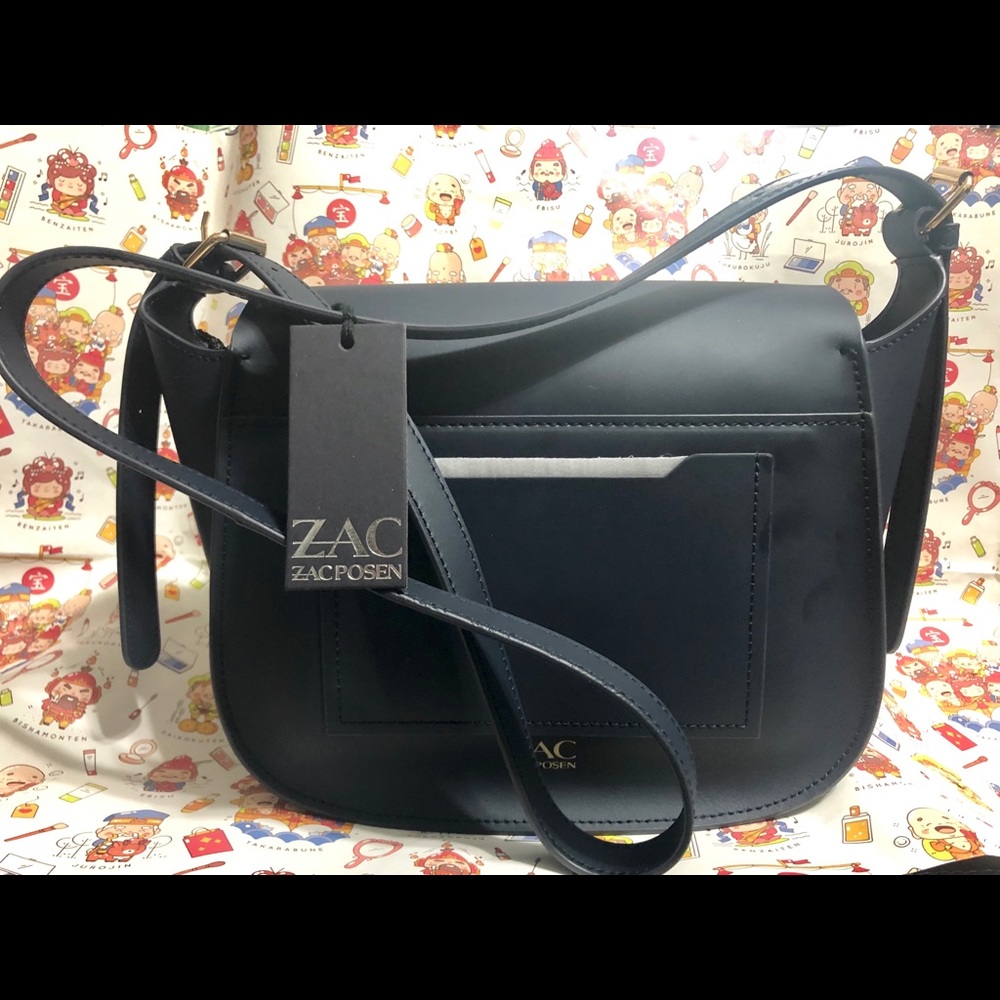 NWT ZAC Zac Posen Eartha Iconic Saddle Bag